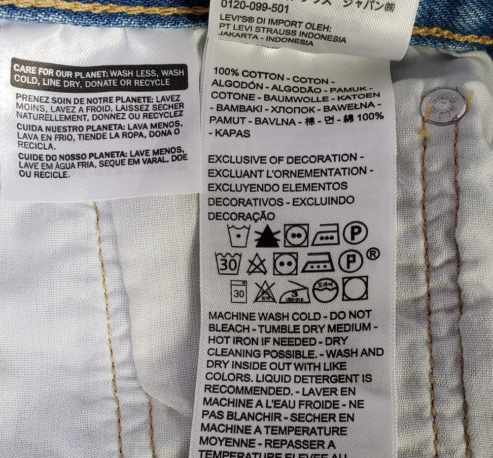 Levi's Premium 501 Original Distressed Womens Shorts High Rise Ripped Size 28